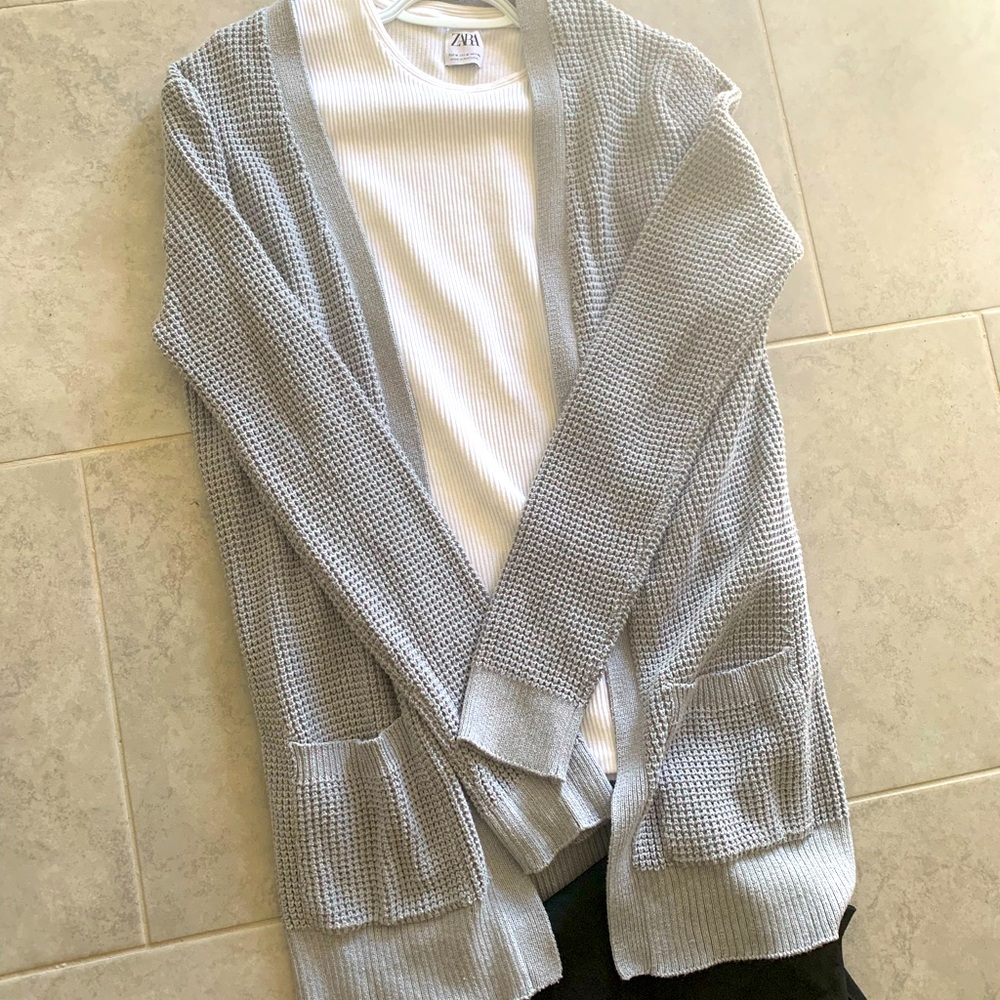 Gray Cardigan